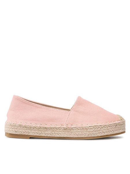 Jenny Fairy Espadryle WSS990-106 Różowy. Czerwone espadryle Jenny Fairy, bez wzorów, z materiału, bez obcasa, bez zapięcia. Za 99.99 zł.