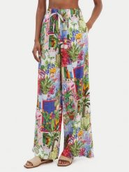 Seafolly Spodnie materiałowe La Boca 55599-PA Kolorowy Wide Leg. Spodnie materiałowe Seafolly, m, bez wzorów, z materiału. Za 619.99 zł.