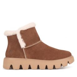 Śniegowce Rieker Revolution Lifestyle. Brązowe botki Rieker Revolution Lifestyle. Za 391.00 zł.