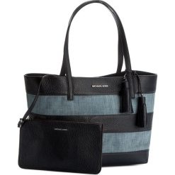 Torebka MICHAEL MICHAEL KORS - Stripe Canvas 30H6SUOT3C Washed Denim. Niebieskie shopper MICHAEL Michael Kors, bez wzorów, z denimu, bez dodatków. W wyprzedaży za 789.00 zł.