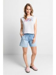 Rich & Royal Koszulka w kolorze białym rozmiar: XL. Białe bluzki Rich & Royal, xl, bez wzorów, z bawełny, bez kołnierzyka, bez ramiączek. Za 79.21 zł.