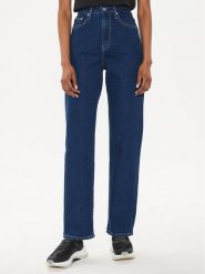 Calvin Klein Jeans Jeansy J20J223659 Granatowy Straight Fit. Niebieskie jeansy Calvin Klein Jeans, bez wzorów. Za 229.99 zł.
