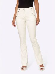 WITT WEIDEN Dżinsy - Regular fit - w kolorze kremowym rozmiar: 24. Brązowe jeansy WITT WEIDEN, bez wzorów, z podwyższonym stanem. Za 39.99 zł.