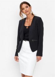 Żakiet. Czerwone marynarki i żakiety bonprix, bez wzorów, eleganckie. Za 149.99 zł.