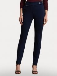 LAUREN RALPH LAUREN Spodnie materiałowe 200980023002 Granatowy Straight Fit. Niebieskie spodnie materiałowe Lauren Ralph Lauren, l, bez wzorów, z materiału. Za 739.99 zł.