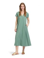 Vera Mont Sukienka w kolorze zielonym rozmiar: 38. Zielone sukienki Vera Mont, bez wzorów, bez kołnierzyka, bez ramiączek, midi. Za 209.95 zł.