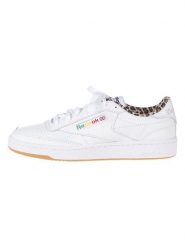 Reebok Skórzane sneakersy "Club C 85 Vintage" w kolorze biało-jasnobrązowym rozmiar: 40. Białe trampki Reebok, bez wzorów, bez zapięcia. Za 272.33 zł.