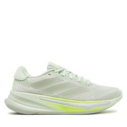Buty do biegania adidas. Zielone obuwie sportowe Adidas, bez zapięcia, do biegania. Za 339.99 zł.