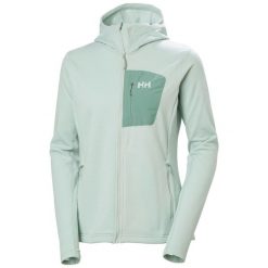 Bluza damska z kapturem Helly Hansen Versalite. Zielone bluzy Helly Hansen, bez wzorów, z kapturem. Za 426.50 zł.