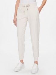 DKNY Sport Spodnie dresowe DP2P1917 Beżowy Classic Fit. Brązowe spodnie dresowe DKNY Sport, l, bez wzorów, z bawełny. Za 169.99 zł.