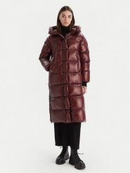 Hetregó Płaszcz zimowy 8P781 25WD24 Bordowy Regular Fit. Czerwone płaszcze HETREGO, na zimę, bez wzorów, z syntetyku, bez kaptura. Za 3,119.00 zł.