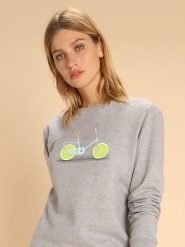 WOOOP Bluza w kolorze szarym rozmiar: XXL. Szare bluzy Wooop, xxl, bez wzorów, bez kaptura. Za 65.23 zł.