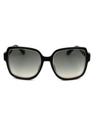 Guess Damskie okulary przeciwsłoneczne w kolorze czarno-szarym rozmiar: 56. Czarne okulary przeciwsłoneczne Guess, z aplikacjami, z tworzywa sztucznego. Za 249.17 zł.