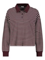 Eight2Nine Koszulka polo w kolorze bordowo-białym rozmiar: L. Białe bluzki Eight2Nine, l, bez wzorów, z bawełny, bez kołnierzyka, bez ramiączek. Za 96.14 zł.