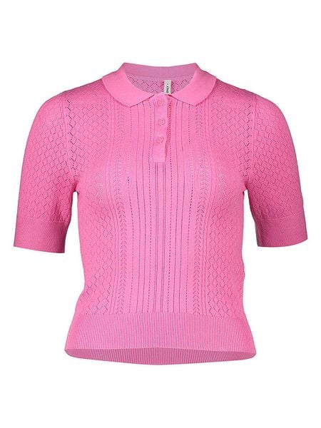 ONLY Sweter w kolorze różowym rozmiar: L. Różowe swetry Only, l, bez wzorów, bez ramiączek. Za 112.36 zł.