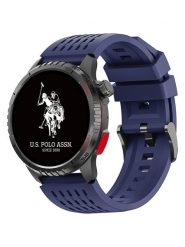 U.S. Polo Assn. Smartwatch w kolorze granatowo-czarnym rozmiar: onesize. Niebieskie, cyfrowe zegarki U.S. Polo Assn., metalowe. Za 391.99 zł.