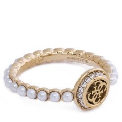 Pierścionek Guess. Żółte pierścionki Guess, złote. Za 229.99 zł.