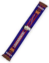 FC Barcelona 25-26, oficjalny szalik - podpisany przez Roberta Lewandowskiego. Czerwone szaliki FC Barcelona, bez wzorów, z bawełny. Za 131.50 zł.