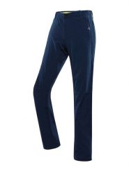 Alpine Pro Spodnie softshellowe "Hurfa" w kolorze granatowym rozmiar: 38. Niebieskie spodnie dresowe Alpine Pro, m, bez wzorów, z materiału. Za 367.95 zł.