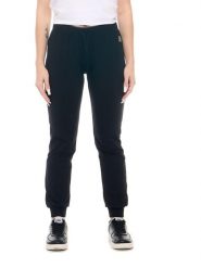 Bluza lekki z bawełna z kieszenie na co dzień. Czarne bluzy LEONE 1947 APPAREL, s, bez wzorów, z bawełny, bez kaptura. Za 63.11 zł.