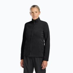 Bluza polarowa damska Jack Wolfskin Taunus Fz. Czarne bluzy Jack Wolfskin, bez wzorów, z polaru, bez kaptura. Za 239.99 zł.