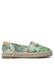 DeeZee Espadryle WSS990-103 Zielony. Zielone espadryle DeeZee, bez wzorów, z materiału, bez obcasa, bez zapięcia. Za 89.99 zł.