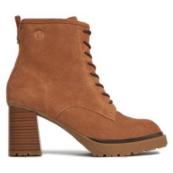 Botki Caprice. Czarne botki Caprice, bez wzorów, bez obcasa, na płaskiej podeszwie, bez zapięcia. Za 519.99 zł.