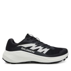 Buty do biegania Salomon. Czarne obuwie sportowe Salomon, bez zapięcia, do biegania. Za 439.99 zł.