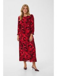 CULTURE Sukienka w kolorze czerwonym rozmiar: XL. Czerwone sukienki Culture, na co dzień, s, bez wzorów, z wiskozy, klasyczne, bez kołnierzyka, bez ramiączek, maxi, proste. Za 266.01 zł.