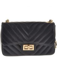 Florence Bags Skórzana torebka "Elm" w kolorze granatowym - 20 x 13 x 5 cm rozmiar: onesize. Niebieskie torby na ramię Florence Bags, bez wzorów, z materiału, na ramię, bez dodatków. Za 217.99 zł.