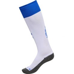 Skarpetki domowe Odense Boldklub 2024/25. Białe skarpety Hummel, bez wzorów. Za 131.00 zł.
