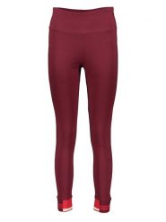 Adidas Legginsy "Rib" w kolorze czerwonym rozmiar: M. Czerwone legginsy Adidas, m, bez wzorów. Za 121.45 zł.