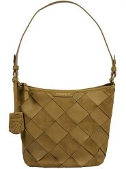 Burkely Skórzana torebka "Even Elin" w kolorze khaki - 19 x 21 x 12 cm rozmiar: onesize. Brązowe torby na ramię Burkely, bez wzorów, z materiału, na ramię, bez dodatków. Za 206.91 zł.