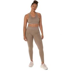 Biustonosz dla kobiet Asics Nagino Flex. Brązowe bielizna sportowa Asics, s, bez wzorów. Za 306.00 zł.