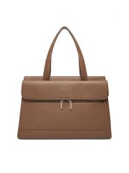 Nine West Torebka EO-ARKANSAS-LDA8210 Beżowy. Brązowe shopper Nine West, bez wzorów, z materiału, bez dodatków. Za 369.99 zł.