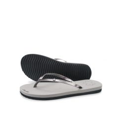 Japonki basenowe damskie Flip Flop Flip Chic. Szare klapki Flip Flop, bez wzorów, bez obcasa. Za 77.05 zł.