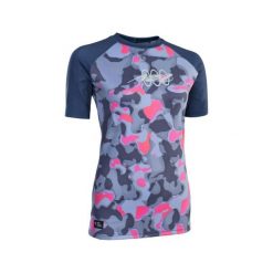 Koszulka surfingowa damska ION Lizz SS capsule pink. Czerwone bluzki ION, l, bez wzorów, z lycry, sportowe, bez kołnierzyka, bez ramiączek. Za 149.99 zł.
