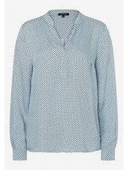 More & More Bluzka w kolorze niebiesko-białym rozmiar: 42. Białe bluzki More & More, s, bez wzorów, z wiskozy, klasyczne, bez kołnierzyka, bez ramiączek. Za 113.90 zł.