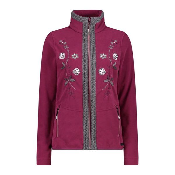 Bluza damska turystyczna CMP 32J2376. Czerwone bluzy CMP, m, bez wzorów, bez kaptura. W wyprzedaży za 214.99 zł.