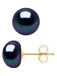 Pearl Addict Kolczyki-wkrętki z perłami tahiti rozmiar: onesize. Żółte kolczyki Pearl Addict, z perłą, złote. Za 219.95 zł.