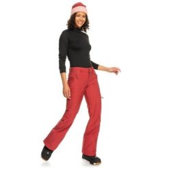 Spodnie narciarskie damskie Roxy Diversion. Czerwone spodnie narciarskie Roxy, l, bez wzorów, z poliesteru, narciarskie. Za 432.00 zł.