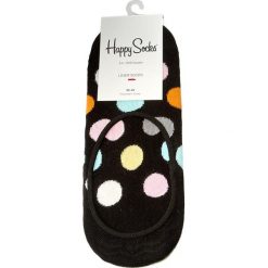 Skarpety Stopki Damskie HAPPY SOCKS - BD06-099 Czarny. Czarne skarpety Happy Socks, bez wzorów, z bawełny. W wyprzedaży za 24.90 zł.
