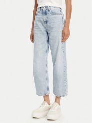 Calvin Klein Jeans Jeansy Barrel J20J225603 Niebieski Loose Fit. Niebieskie jeansy Calvin Klein Jeans, bez wzorów. Za 369.99 zł.