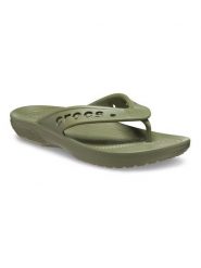 Crocs Japonki "Baya II" w kolorze khaki rozmiar: 41/42. Brązowe klapki Crocs, bez wzorów, z otwartym noskiem, bez obcasa. Za 78.95 zł.