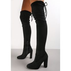 Czarne Kozaki Good Things. Czarne kozaki Renee, na jesień, przed kolano, bez obcasa, na obcasie, bez zapięcia. Za 149.99 zł.
