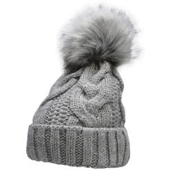 Czapka damska 4F. Szare czapki 4f, z aplikacjami, z materiału. Za 47.99 zł.