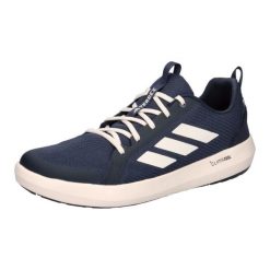 Buty trekkingowe adidas Terrex Boat Climacool. Białe trekkingi Adidas, z materiału, do pływania. Za 399.00 zł.