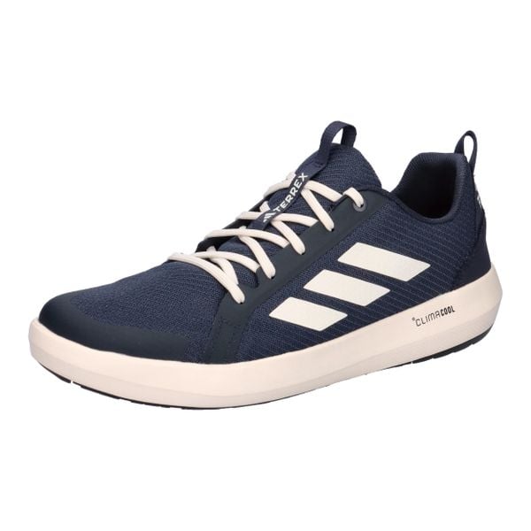 Buty trekkingowe adidas Terrex Boat Climacool. Białe trekkingi Adidas, z materiału, do pływania. Za 339.00 zł.