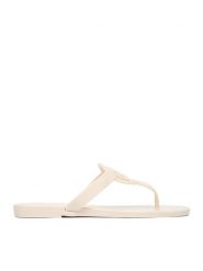 Nine West Japonki CEO-CT0906-1 Écru. Białe klapki Nine West, bez wzorów, z syntetyku, bez obcasa. Za 79.99 zł.