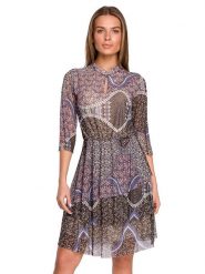 Stylove Sukienka ze wzorem rozmiar: XL. Sukienki Stylove, xl, bez wzorów, bez kołnierzyka, bez ramiączek, mini. Za 92.99 zł.